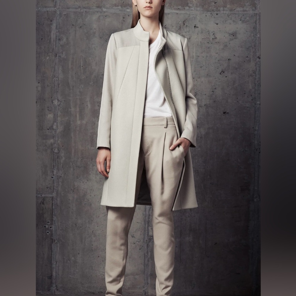 NWT Large Helmet Lang Virgin Wool Coat